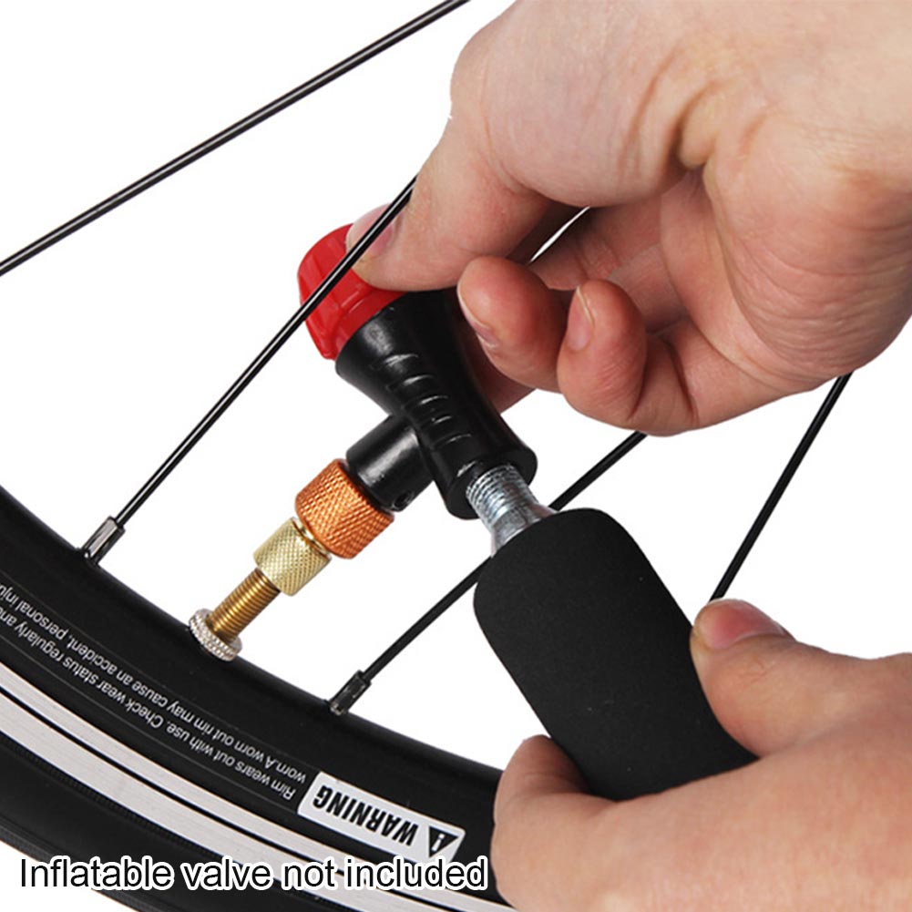 Bicycle Inflator Head Compatible fits Presta Schrader Valve CO2 Pump Accessory Bicycle Inflator Head Compatible fits Presta Schrader Valve CO2 Pump Accessory